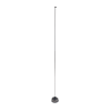 antena movil ajustable en campo, rango de frecuencia 118 940 mhz.