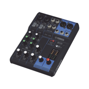 mezcladora de audio | 6 canales | 2 entradas de micro/6 de línea (2 mono + 2 estéreo) | alimentación phantom