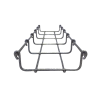 charola bimetálica tipo malla 33/100 mm, ideal para utilizarse al exterior o zonas húmedas, hasta 53 cables cat6, tramo de 3 metros