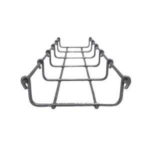 charola bimetálica tipo malla 33/100 mm, ideal para utilizarse al exterior o zonas húmedas, hasta 53 cables cat6, tramo de 3 metros