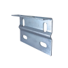 placa salida a tubo, con acabado electro zinc
