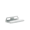 placa salida a tubo automática para peralte de 66mm y 116mm, con acabado electro zinc