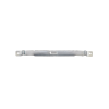 clip recto automático para unir tramos de charola, con acabado electro zinc