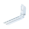 ménsula omega tipo l inteligente, 210mm de ancho, con acabado electro zinc