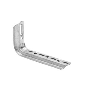ménsula omega tipo l inteligente, 310 mm de ancho, con acabado electro zinc