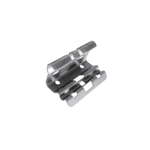 mini clip automático, para unir tramos de charola, con acabado electro zinc