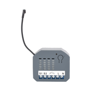 (zwave) micro modulo on/off , para 1 circuito, doble control