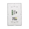 (zwave) interruptor on/off panel táctil touch inalámbrico zwave plus 1 boton. compatible con hubitat hc8, Álula m2m, otro