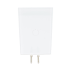 (zwave) interruptor on/off panel táctil touch inalámbrico zwave plus 1 boton. no requiere cable neutro, compatible con hubitat hc8, Álula m2m, otros