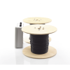 micalert cable sensor para paredes, rejas rigidas o barandales / 2 zonas de 305 metros / 610 metros de protección total/tarjeta lpu400/calibración via software