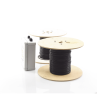 micalert cable sensor para paredes, barandales, rejas rigidas / 2 zonas de 152 metros / 304 metros de protección total/tarjeta lpu400/calibración via software
