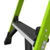 escalera de aluminio + fibra de vidrio de 1.8m con soporte para herramienta. !la más liviana del mundo! (sku:15406 001)
