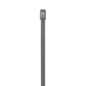 cincho pansteel de acero inoxidable tipo 304, 127mm largo x 4.6mm ancho, color metálico, paquete de 100pz