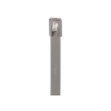 cincho pan steel™ de acero inoxidable 316, de 362mm largo x 7.9mm ancho, color metálico, paquete de 50pz