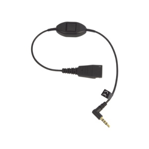 jabra cord qd a conector de 3.5 mm con push to talk para teléfonos celulares smartphones (8800 00 103)