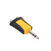 conector estéreo | 1/4in 2 x rca hembra | adaptador de carcasa de plastico |