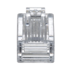 plug rj45 cat5e, para cable utp de calibres 24 26 awg, chapado en oro de 50 micras, paquete de 100 piezas