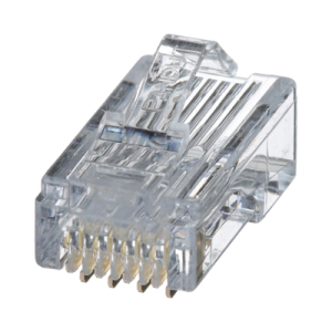 plug rj45 cat5e, para cable utp de calibres 24 26 awg, chapado en oro de 50 micras, paquete de 100 piezas