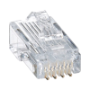 plug rj45 cat5e, para cable utp de calibres 24 26 awg, chapado en oro de 50 micras, paquete de 50 piezas