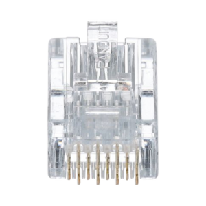 plug rj45 cat5e, para cable utp de calibres 24 26 awg, chapado en oro de 50 micras, paquete de 50 piezas