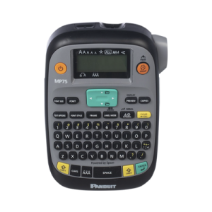 impresora etiquetadora, compatible con etiquetas de hasta 0.75 in de ancho, resolución de 180 dpi y velocidad de impresión rápida