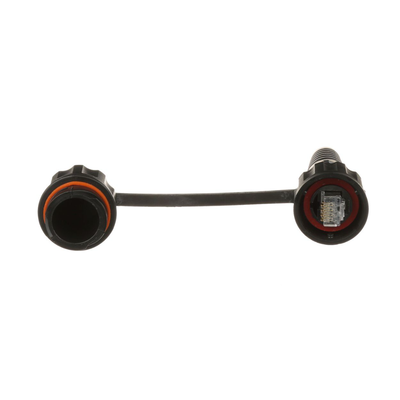 conector plug rj45 de uso industrial blindado, categoría 5e, 24awg, con tapa protectora, protección ip67 conector plug rj45 de uso industrial blindado, categoría 5e, 24awg, con tapa protectora, protección ip67