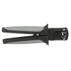 pinzas ponchadoras para plugs modulares rj45, cat5e, cat6 y cat6a, color negro