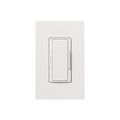 dimmer para iluminación cfl/led o incandescente/halogeno 600 watt max, blanco dimmer para iluminación cfl/led o incandescente/halogeno 600 watt max, blanco