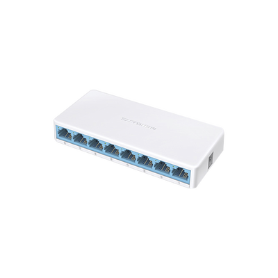 switch no administrable / para escritorio / 8 puertos 10/100 mbps / diseño compacto / plug and play switch no administrable / para escritorio / 8 puertos 10/100 mbps / diseño compacto / plug and play