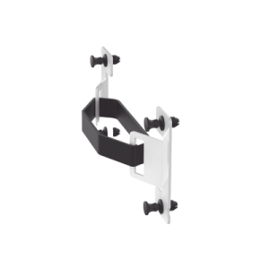 kit de soporte de correa, para uso con gabinetes multipropósito, de instalación a presión, color blanco