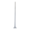 poste de acero galvanizado para videovigilancia, 3 m de altura.