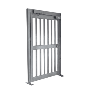puerta de alta seguridad de cuerpo completo acabado en acero galvanizado