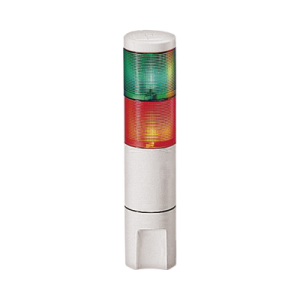 indicador de estado led microstat, 2 niveles, ul y cul, 120vca, verde, rojo