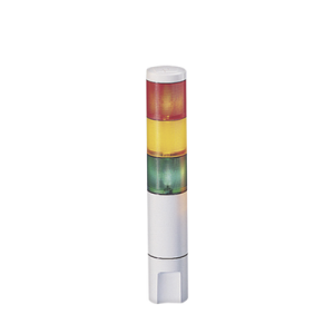 indicador de estado led microstat, 3 niveles, ul y cul, 24vcd, rojo, ámbar, verde