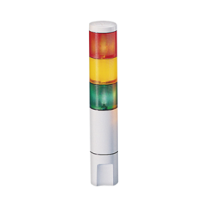 indicador de estado led microstat, 3 niveles, ul y cul, 120vca, rojo, ámbar, verde