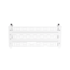 accesorio para montaje de equipos o dispositivos en gabinetes multipropósito, de instalación a presión, de acero, color blanco