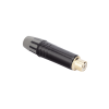 conector hembra rca | carcasa enchapada en negro | contacto enchapado en oro | cable od 3.5 6.5mm