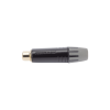 conector hembra rca | carcasa enchapada en negro | contacto enchapado en oro | cable od 3.5 6.5mm