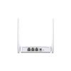 router inalámbrico wisp n 2.4 ghz de 300 mbps 1 puerto wan 10/100 mbps 2 puertos lan 10/100 mbps versión con 2 antenas de 5 dbi