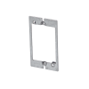 adaptador de placa de pared, de una salida, material crs/zinc