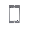 adaptador de placa de pared, de una salida, material crs/zinc