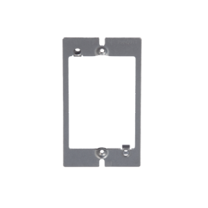 adaptador de placa de pared, de una salida, material crs/zinc