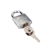 candado metálico de gancho corto / llave ph 32 para 4 pernos de combinación / cuenta con barreno para salida de agua.