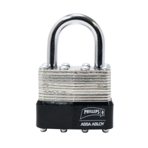candado laminado 40 / llave master con 4 pernos de combinación /posee doble cerrojo para brindar mayor seguridad.