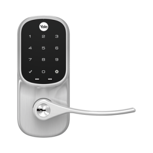 cerradura autónoma yrl226 con teclado táctil y manija /smarphone control opcional/ para puertas de 35 mm a 45 mm de espesor.