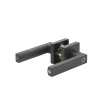 manija castelli biométrica/ acabado negro / 30 usuarios/para puerta izq o derecha de 60 70mm