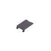 inserto ciego para placas de pared max y 10g max, color negro, bolsa con 10 piezas
