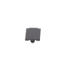 inserto ciego para placas de pared max y 10g max, color negro, bolsa con 10 piezas