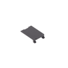 inserto ciego para placas de pared max y 10g max, color negro, bolsa con 10 piezas
