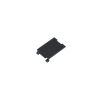 inserto ciego para placas de pared max y 10g max, color negro, bolsa con 10 piezas